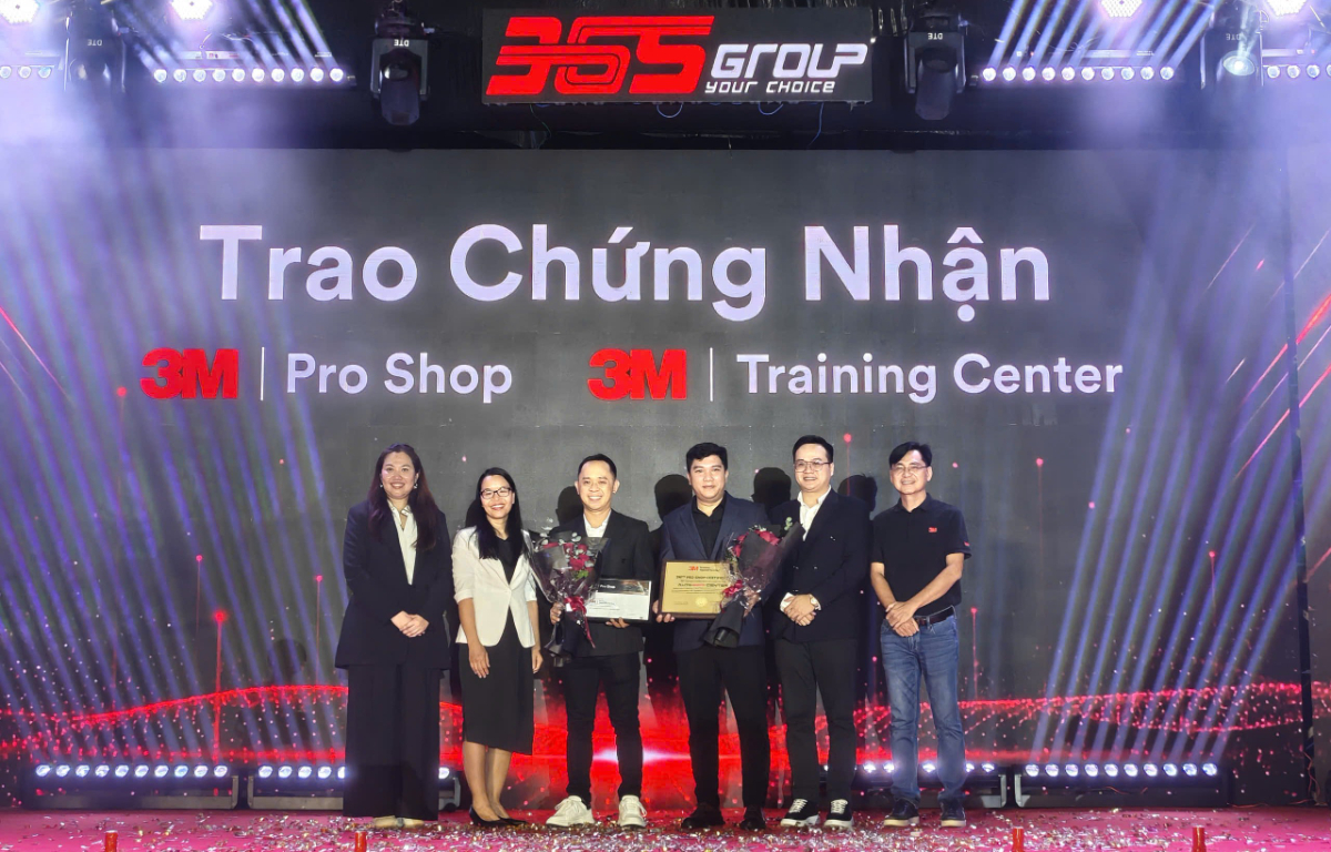 Lễ trao chứng nhận 3M Pro Shop và 3M Training Center cho Auto365