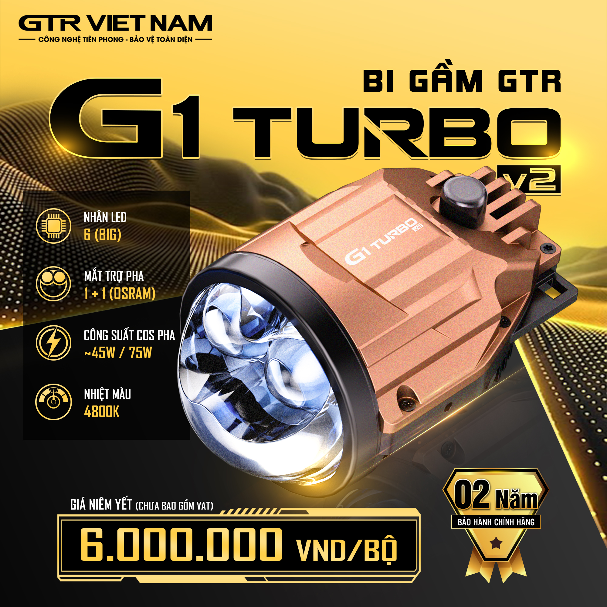 Thực tế thiết kế và lắp đặt bi gầm GTR G1 Ultra V2