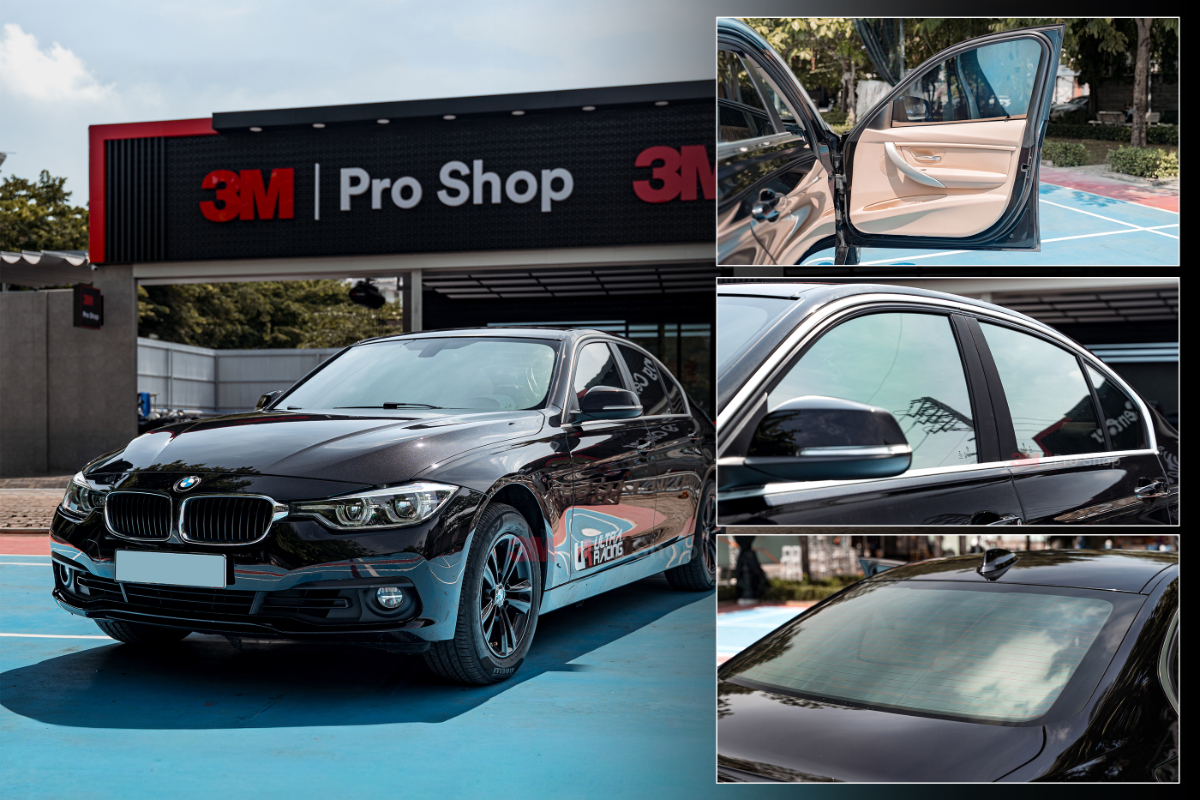 Case BMW dán phim cách nhiệt 3M tại Auto365